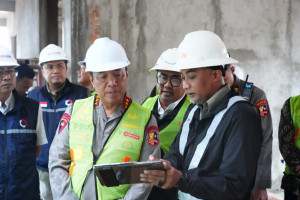 Wakapolri Tinjau Pembangunan SMA Kemala Taruna Bhayangkara, Progres Capai 43 Persen