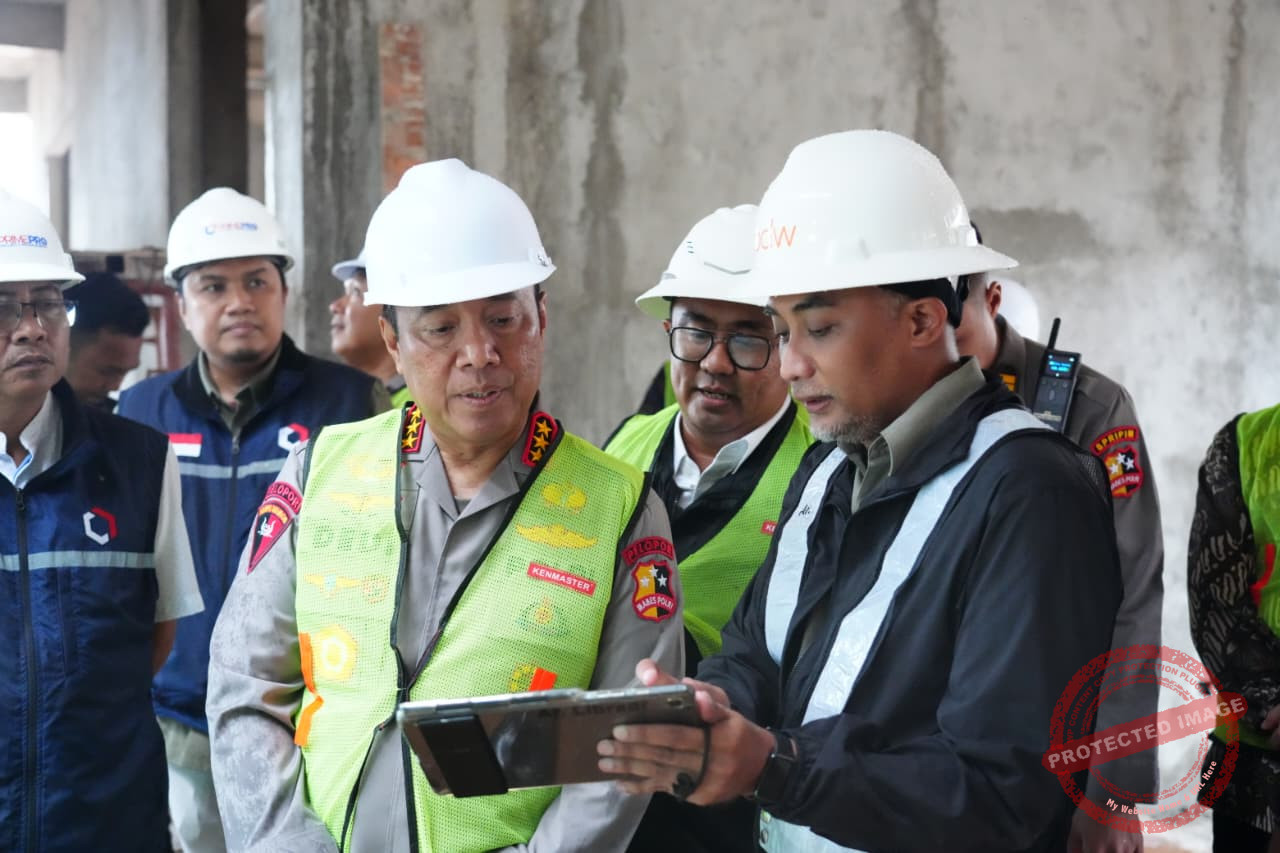 Wakapolri Tinjau Pembangunan SMA Kemala Taruna Bhayangkara, Progres Capai 43 Persen