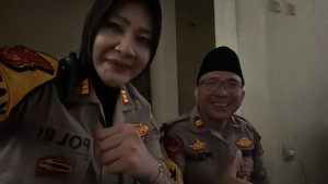 Pisah Sambut Kapolsek Dramaga Dari Kapolsek Lama AKP Desi Triana, SH, MH Kepada Kapolsek Baru IPTU Agripinus Montani Zalukhu,SH