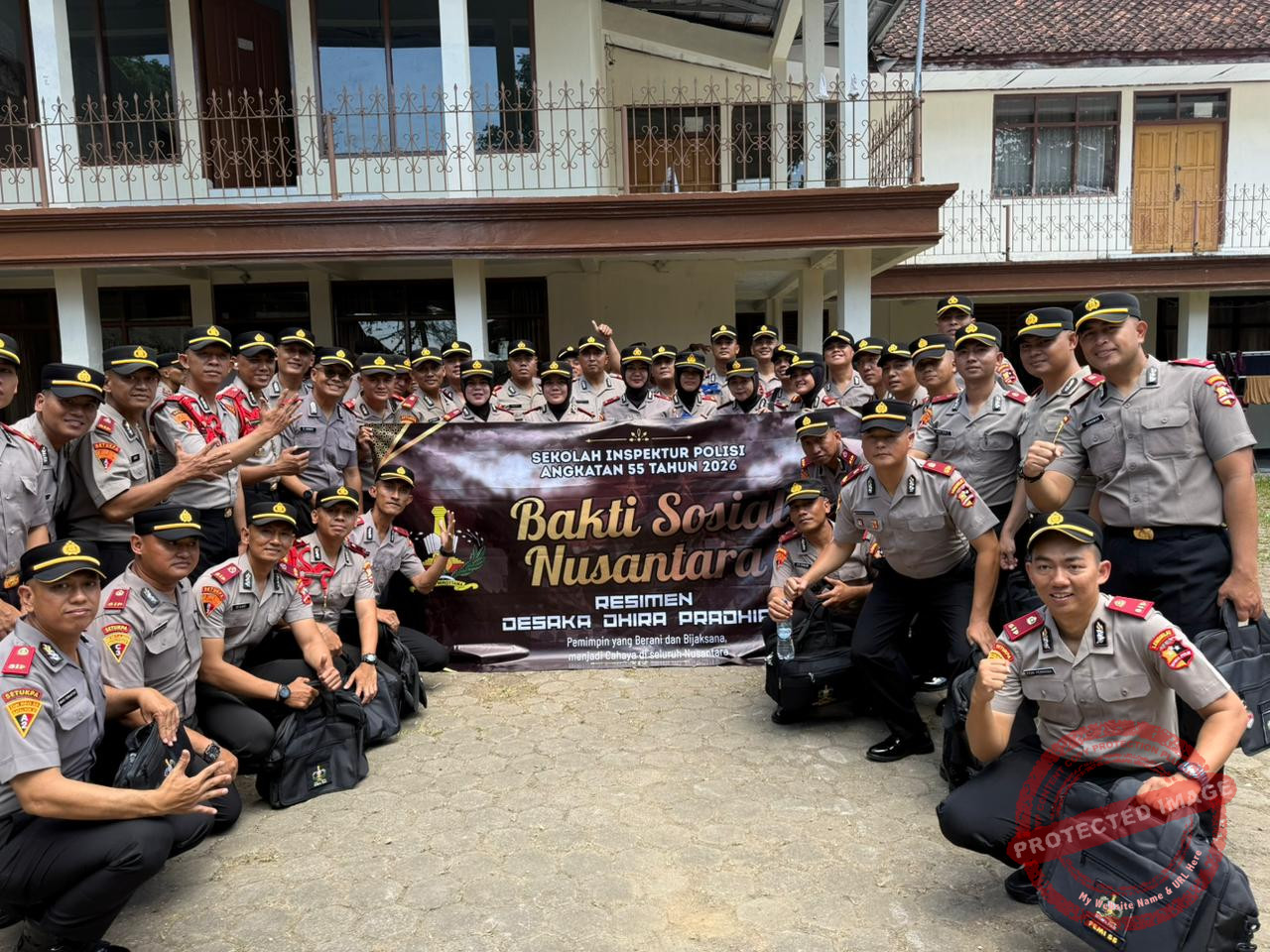 Sebagai wujud kepedulian terhadap sesama, Siswa SIP angkatan 55 tahun 2026 pengiriman Polda Metro Jaya melaksanakan kegiatan Bhakti Sosial